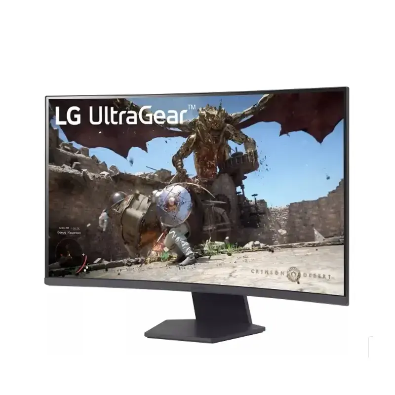 مانیتور خمیده گیمینگ 32 اینچ ال جی مدل   32GS60QC-B